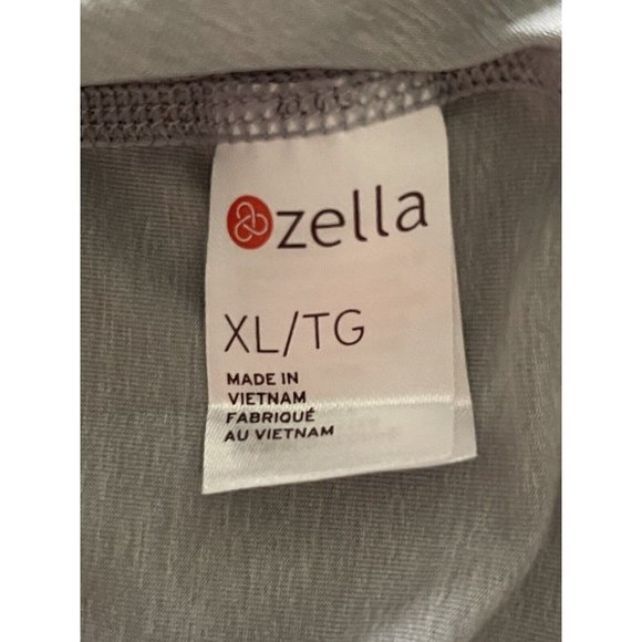 Zella Leia Run Long Sleeve Tee Shirt Top Gray Ventilated Reflective XL - Picture 7 of 10